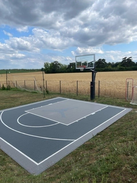 Dalles Performance pour terrain de Basket-Ball 3m x 3m (9m²) - Mon terrain  2 sports